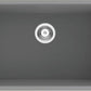 American Imaginations AI-34557 32" Grey Granite Composite Rectangle Granite Composite Kitchen Sink