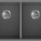 American Imaginations AI-34560 30" Grey Granite Composite Rectangle Granite Composite Modern Kitchen Sink