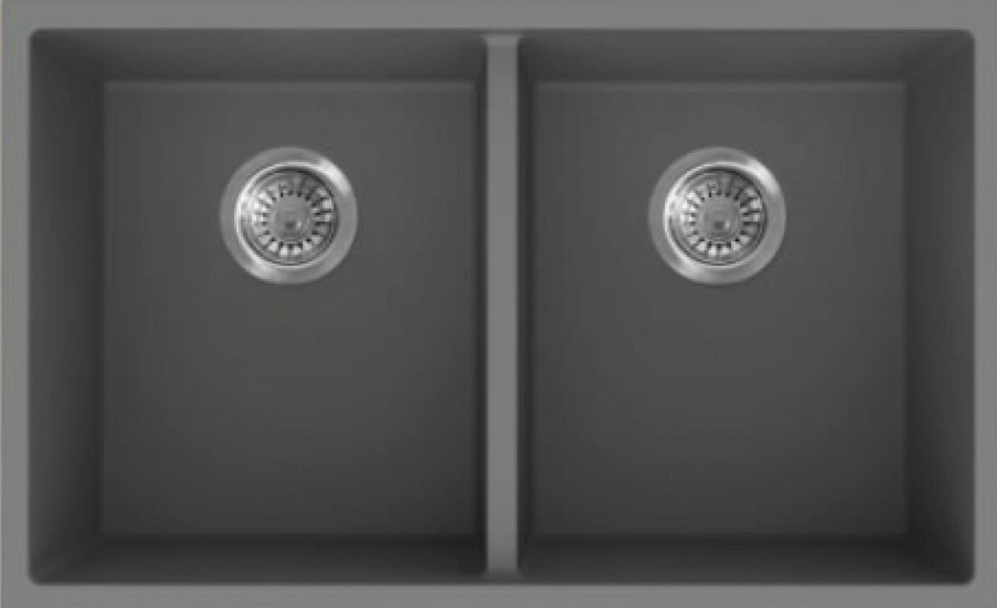 American Imaginations AI-34560 30" Grey Granite Composite Rectangle Granite Composite Modern Kitchen Sink