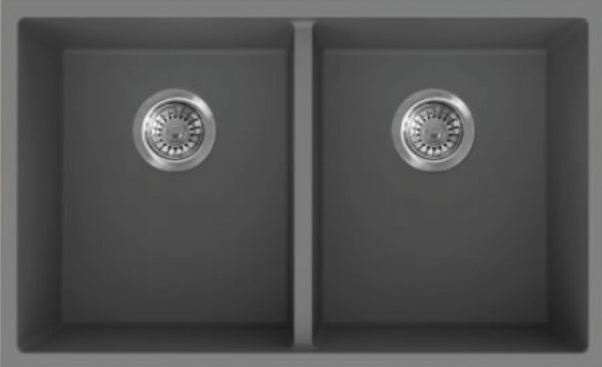 American Imaginations AI-34560 30" Grey Granite Composite Rectangle Granite Composite Modern Kitchen Sink