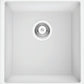 American Imaginations AI-34562 15" White Granite Composite Rectangle Granite Composite Modern Kitchen Sink