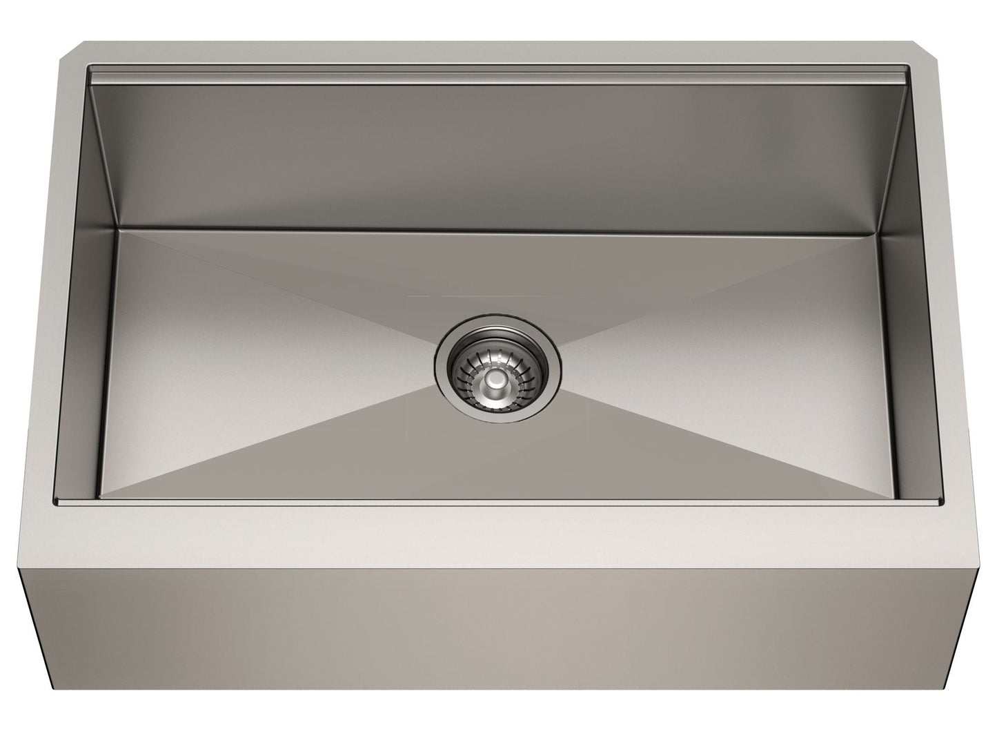 American Imaginations AI-34566 36" Stainless Steel Rectangle Stainless Steel Modern Kitchen Sink