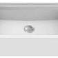 American Imaginations AI-34571 33" White Granite Composite Rectangle Granite Composite Modern Kitchen Sink