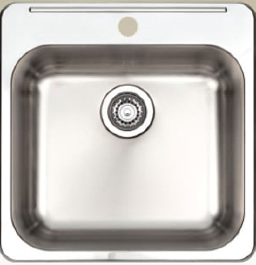 American Imaginations AI-34576 20" Stainless Steel Square Stainless Steel Modern Kitchen Sink