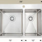 American Imaginations AI-34577 28" Stainless Steel Rectangle Stainless Steel Modern Kitchen Sink