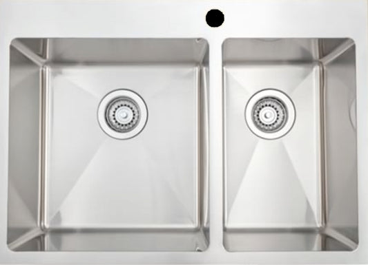 American Imaginations AI-34577 28" Stainless Steel Rectangle Stainless Steel Modern Kitchen Sink