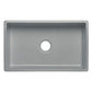 American Imaginations AI-34578 30" Grey Granite Composite Rectangle Granite Composite Modern Kitchen Sink