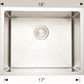 American Imaginations AI-34634 19" Stainless Steel Rectangle Stainless Steel Modern Kitchen Sink