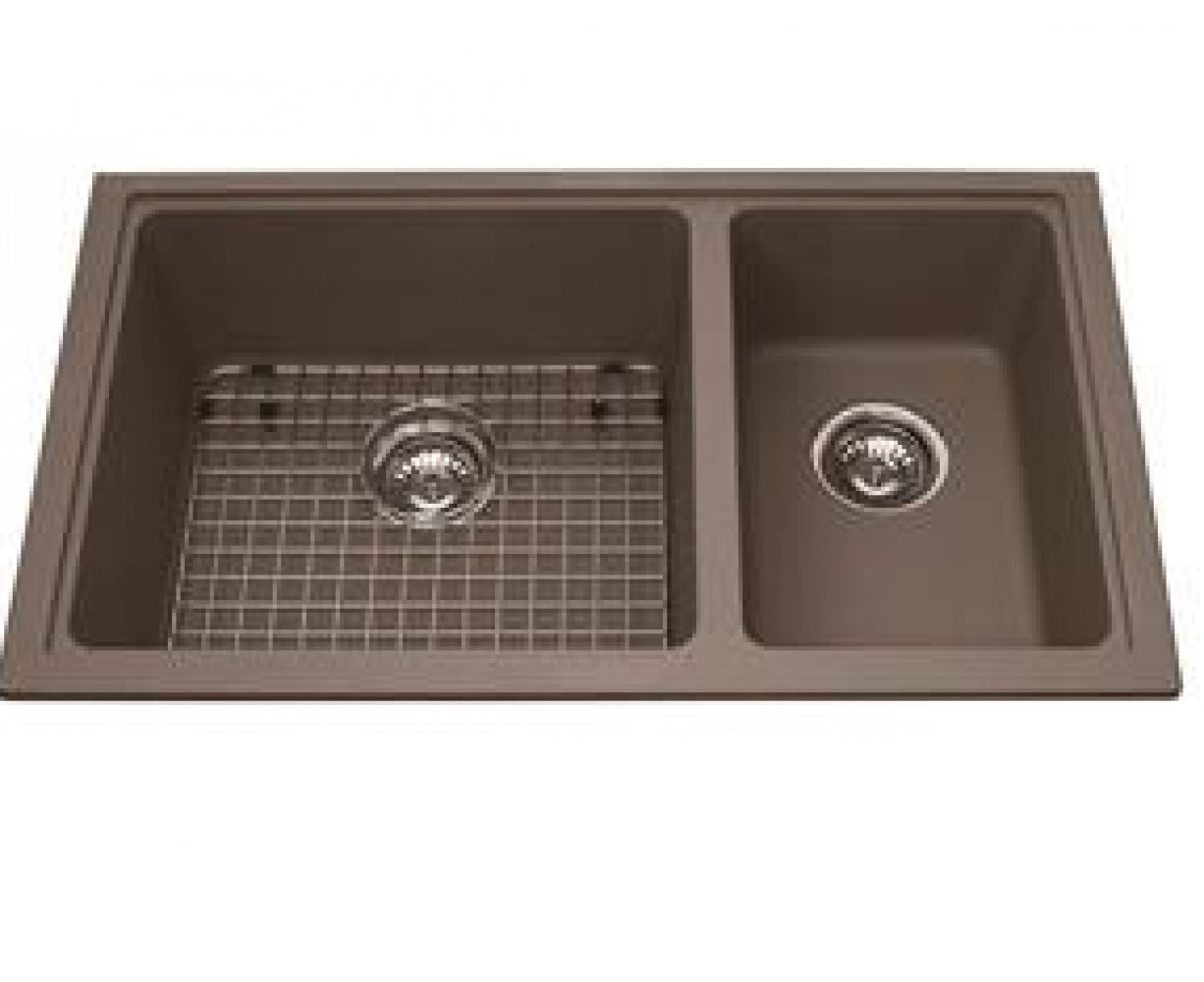 American Imaginations AI-34655 34" Coffee Rectangle Granite Composite Modern Kitchen Sink