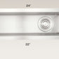 American Imaginations AI-34865 24" Stainless Steel Rectangle Stainless Steel Modern Kitchen Sink