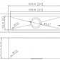 American Imaginations AI-34865 24" Stainless Steel Rectangle Stainless Steel Modern Kitchen Sink