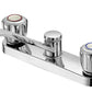 American Imaginations AI-34904 10" Chrome Unique Lead Free Brass Modern Kitchen Sink Faucet