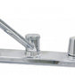 American Imaginations AI-34907 9" Chrome Unique Lead Free Brass Transitional Kitchen Sink Faucet