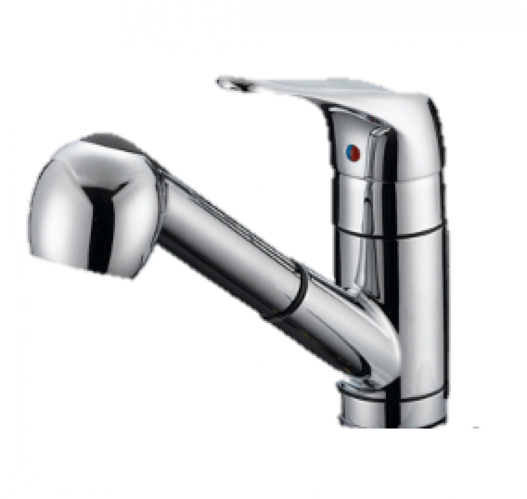 American Imaginations AI-34908 10" Chrome Unique Lead Free Brass Modern Kitchen Sink Faucet