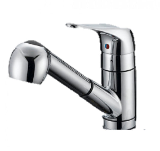 American Imaginations AI-34908 10" Chrome Unique Lead Free Brass Modern Kitchen Sink Faucet