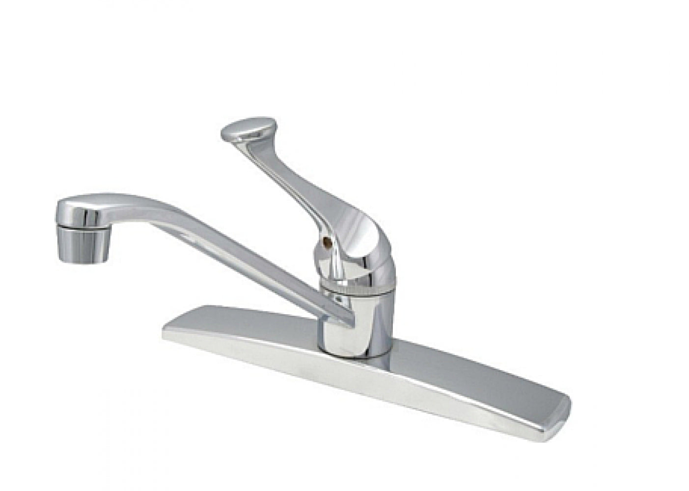 American Imaginations AI-34910 10" Chrome Unique Lead Free Brass Modern Kitchen Sink Faucet