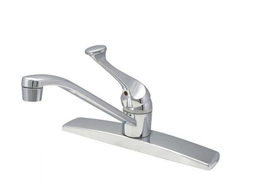 American Imaginations AI-34910 10" Chrome Unique Lead Free Brass Modern Kitchen Sink Faucet