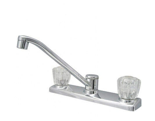 American Imaginations AI-34911 10" Chrome Unique Lead Free Brass Traditional Kitchen Sink Faucet