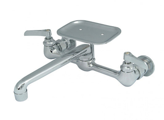 American Imaginations AI-34912 8" Chrome Unique Lead Free Brass Modern Kitchen Sink Faucet