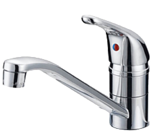 American Imaginations AI-36047 10" Chrome Unique Lead Free Brass Modern Kitchen Sink Faucet