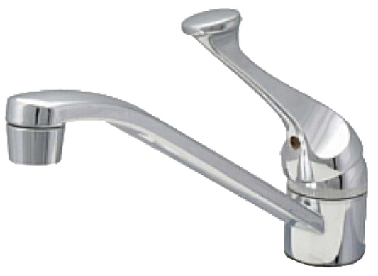 American Imaginations AI-36049 10" Chrome Unique Lead Free Brass Modern Kitchen Sink Faucet