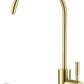 American Imaginations AI-36509 2" Gold Arc Stainless Steel Modern Kitchen Sink Faucet