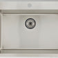 American Imaginations AI-37002 25" Chrome Rectangle Stainless Steel Modern Kitchen Sink