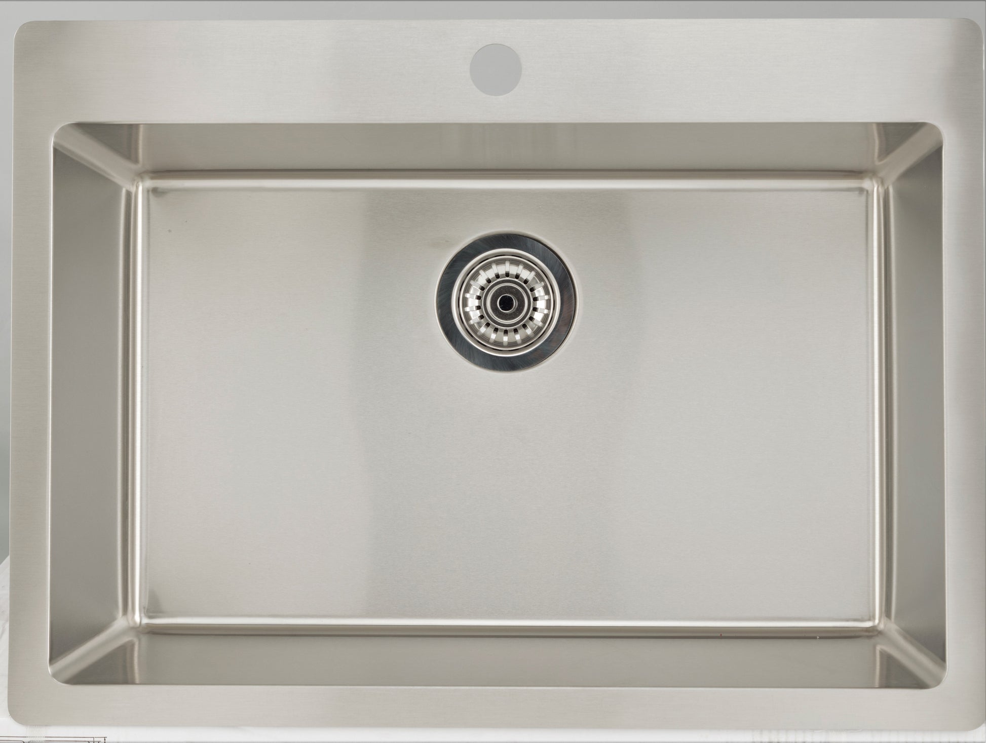 American Imaginations AI-37002 25" Chrome Rectangle Stainless Steel Modern Kitchen Sink