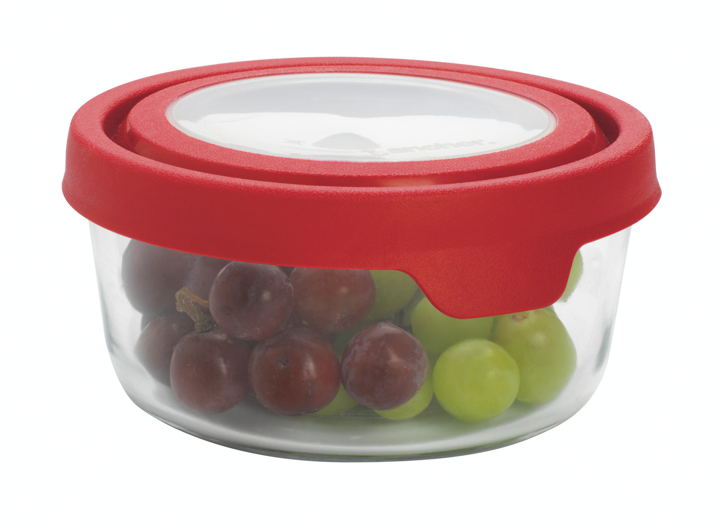 Anchor 4 Cup Round Storage, Red - (Bundle of 28)