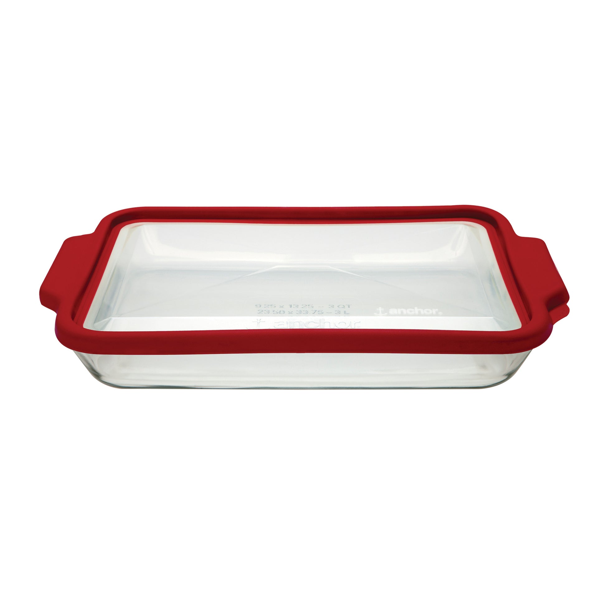 Anchor True Fit 3Qt. Baking Dish(RED) - (Bundle of 14)