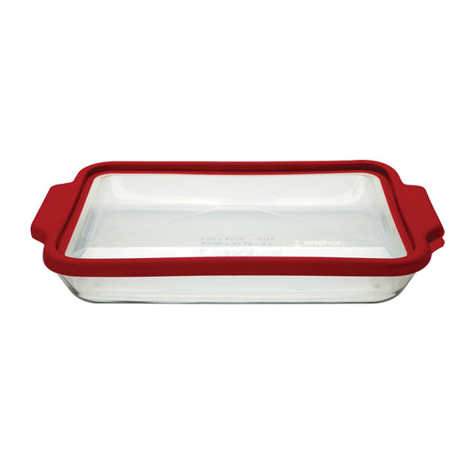 Anchor True Fit 3Qt. Baking Dish(RED) - (Bundle of 14)