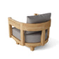 Anderson Teak Coronado SET-173 5-pc Natural Teak Wood Deep Seating Set With Natural All-Weather Sunbrella Cushions