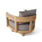 Anderson Teak Coronado SET-174 6-pc Natural Teak Wood Deep Seating Set With Natural All-Weather Sunbrella Cushions