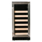 Azure 1.0 15" 3 Cu.Ft. Undercounter Wine Center With Overlay Trim Glass Door