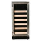 Azure 1.0 15" 3 Cu.Ft. Undercounter Wine Center With Overlay Trim Glass Door