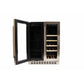Azure 1.0 24" 2.5 Cu.Ft. French Door Dual Zone Beverage and Wine Center With Stainless Trim Glass Door