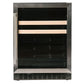 Azure 1.0 24" 5.1 Cu.Ft. Undercounter Beverage Center With Stainless Trim Glass Door
