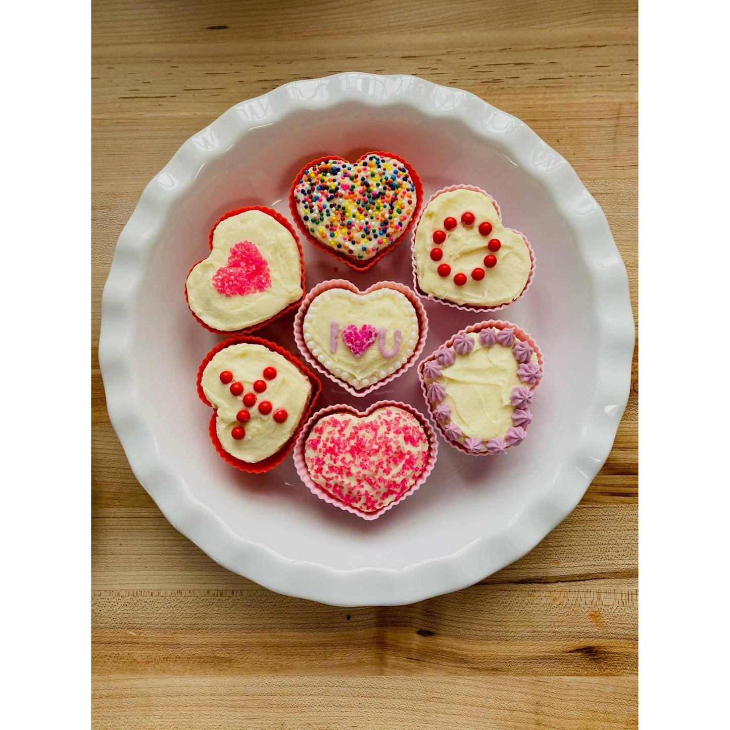Bakelicious Silicone Bake Cups Heart S/12 - (54 Sets)