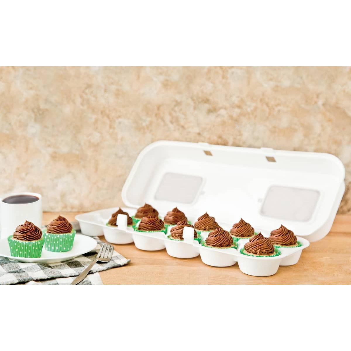 Bakelicious White Cupcake Carton - (29 Pieces)