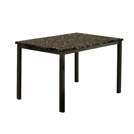 Benzara BM123283 Colman Modern Dining Table In Black