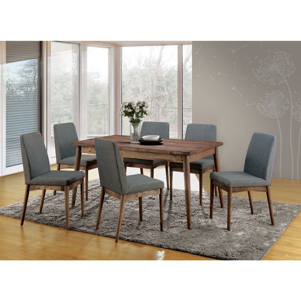 Benzara BM123387 Eindride Mid Cent Modern Dining Table, Brown