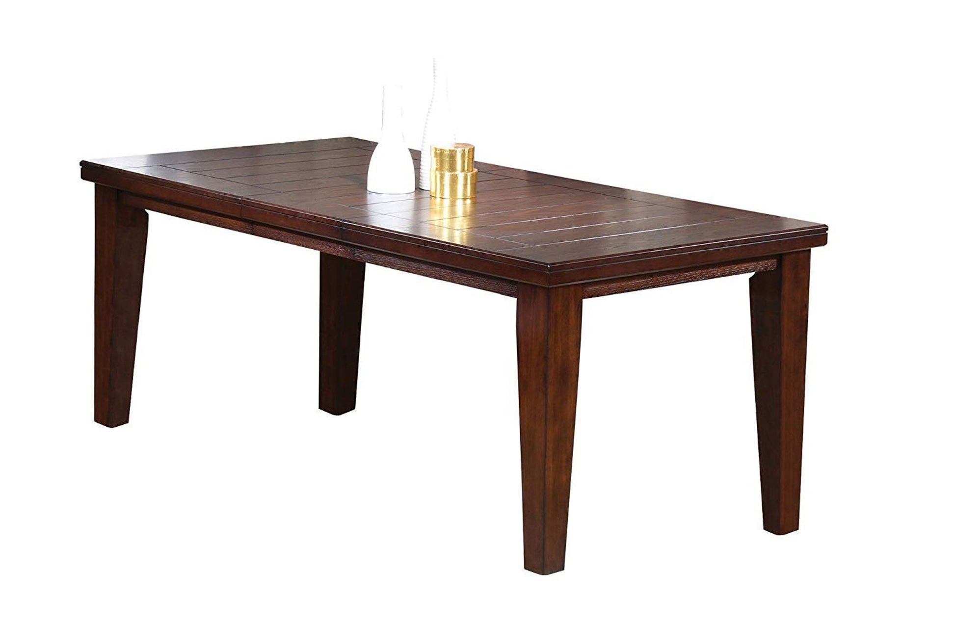 Benzara BM155363 Urbana Dining Table, Cherry