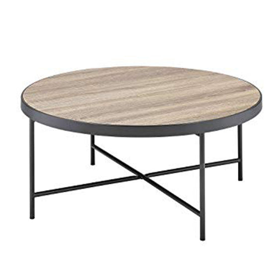 Benzara BM156782 Weathered Oak Brown Charming Coffee Table