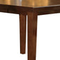 Benzara BM220911 Square Wooden Counter Height Table With Butterfly Extendable Leaf, Brown