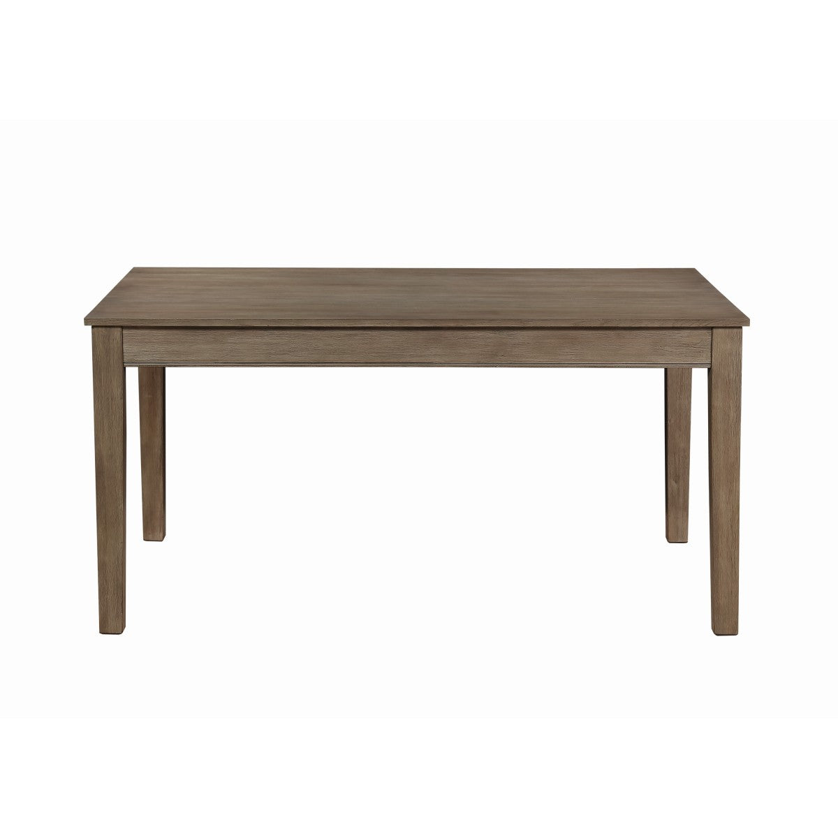 Benzara BM220935 Transitional Style Wooden Dining Table With Two Drawers, Brown