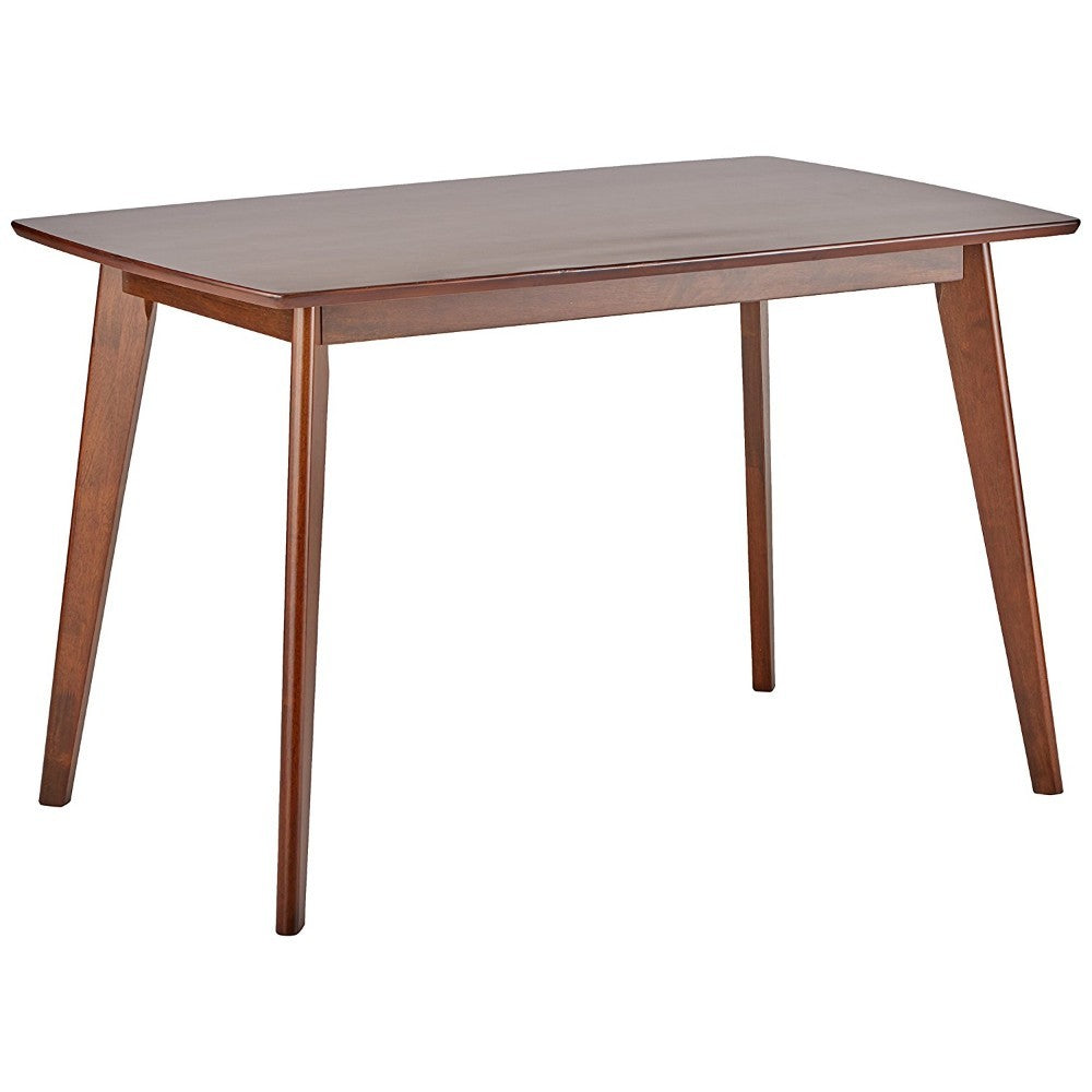 Benzara BM69305 Quaint Wooden Dining Table, Chestnut Brown