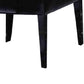 Benzara Black Fabric Sloped Back Dining Chair With Diamond Tufting Set of Two