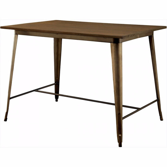 Benzara Brown Cooper II Counter Height Table