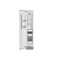 Bertazzoni 18" 8.2 Cu.Ft. Panel Ready Built-in Freezer Column With Automatic Ice Maker and Left Swing Door
