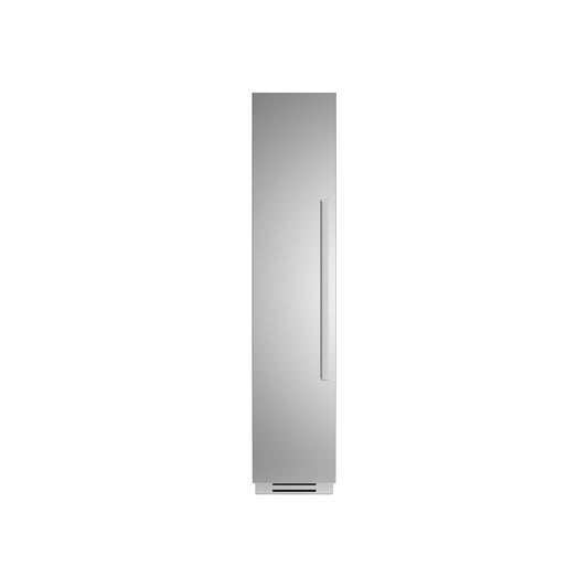 Bertazzoni 18" 8.2 Cu.Ft. Stainless Steel Built-in Freezer Column With Automatic Ice Maker and Left Swing Door